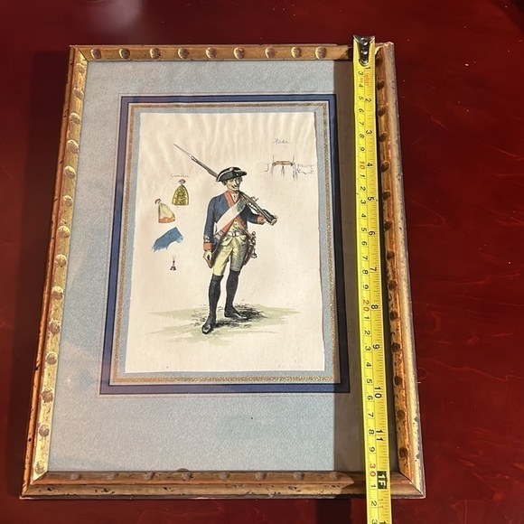 Old French Artillery Soldier Print - Picture 7 of 9